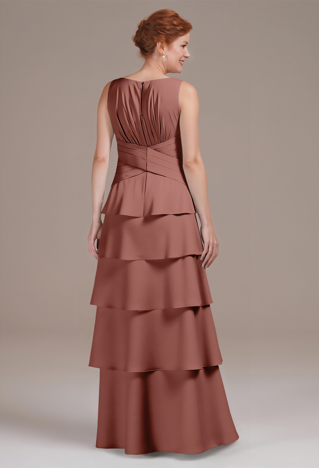 AW Addie Desert Rose  Mother of the Bride Dresses